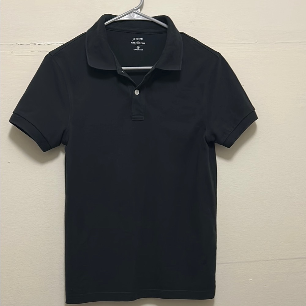 J.Crew Black Polo Shirt